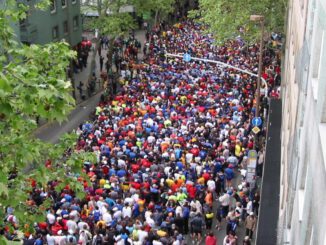 Brücke und Innenstadt von Mainz zeitweise für Autos gesperrt wegen Halbmarathon