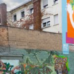 Ehemalige Brandruine in Rüsselsheim wird temporärer Treffpunkt mit Graffiti und Begrünung