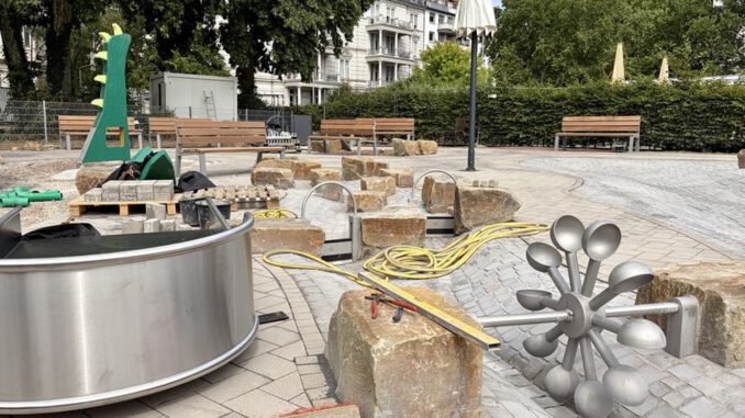 Reisinger Anlagen: Wasserspielplatz nach Prüfungen voraussichtlich im August geöffnet Reisinger Anlagen: Wasserspielplatz nach Prüfungen voraussichtlich im August geöffnet
