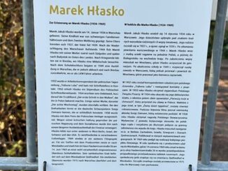 Wiesbaden bringt Gedenktaafel für Marek Hłasko am Haus seiner letzten Tage an