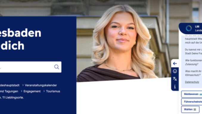 Wiesbaden schaltet den KI Chatbot Lilli auf der städtischen Webseite frei